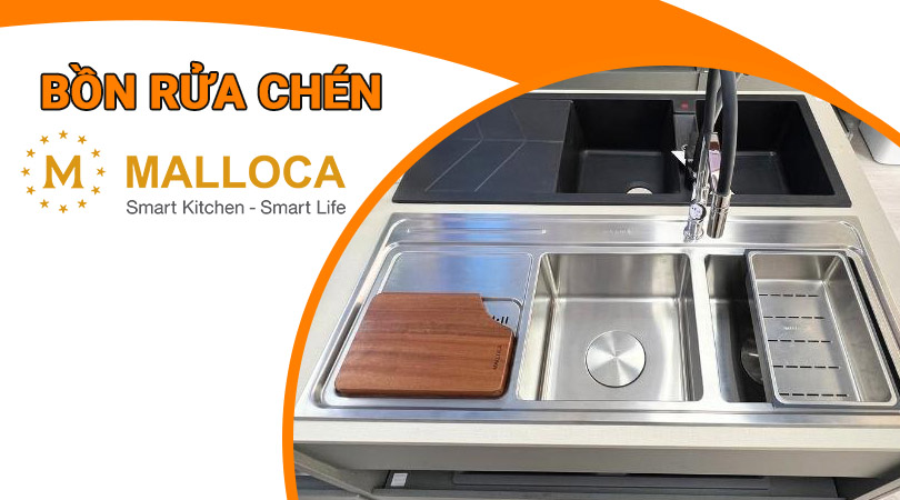 Chậu rửa chén Malloca
